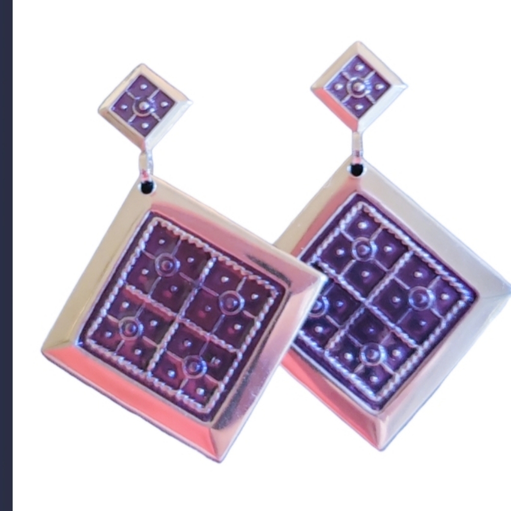 Vintage earrings. Blue Stud earrings